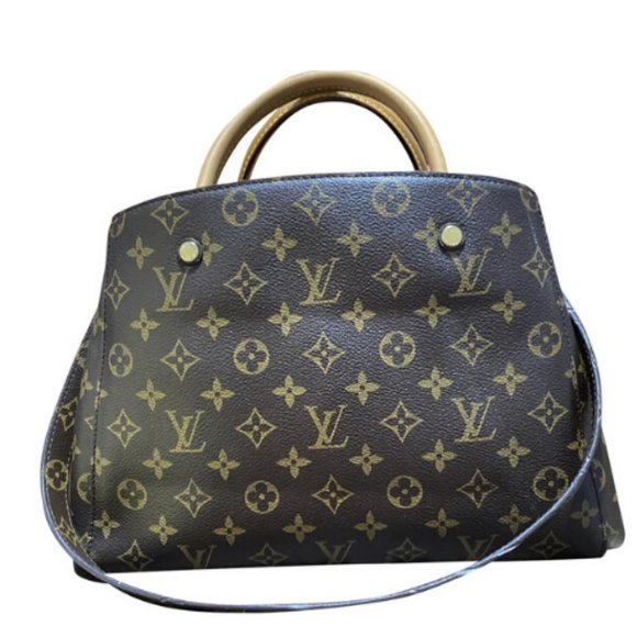 Louis Vuitton Handbags - 100% Auth Louis Vuitton Montaigne MM Satchel Bag